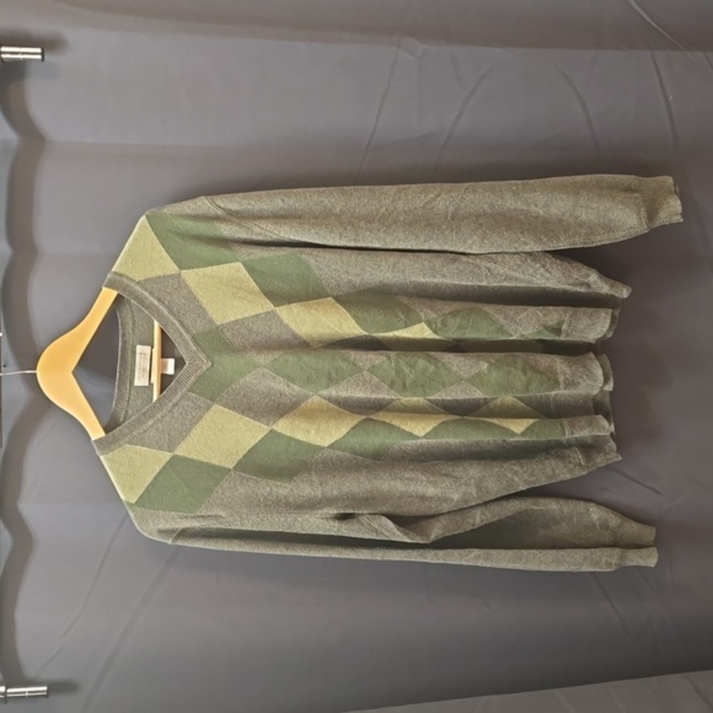 BANANA‎ REPUBLIC | Cashmere Blend Argyle Pattern Sweater | Size Large​